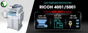 Báo giá cho thuê máy photocopy đa chức năng cho văn phòng tại TPHCM