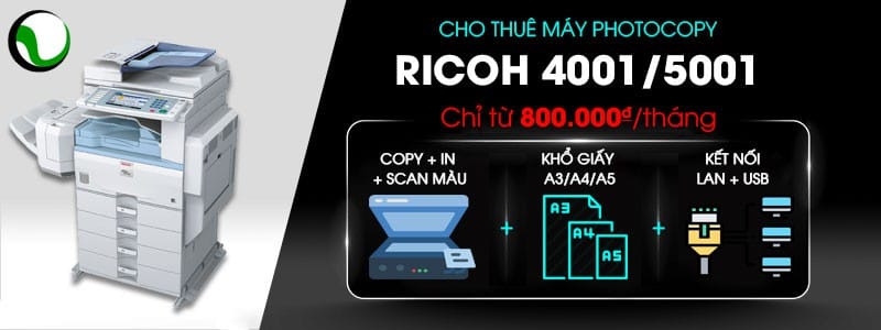 Báo giá cho thuê máy photocopy đa chức năng cho văn phòng tại TPHCM