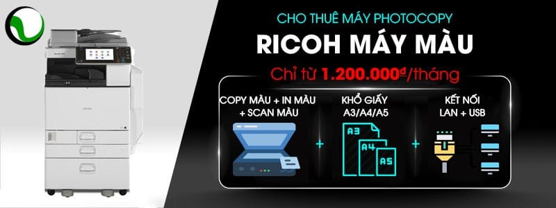 báo giá cho thuê máy photocopy màu