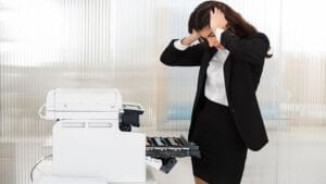 khắc phục máy photocopy khởi động chậm