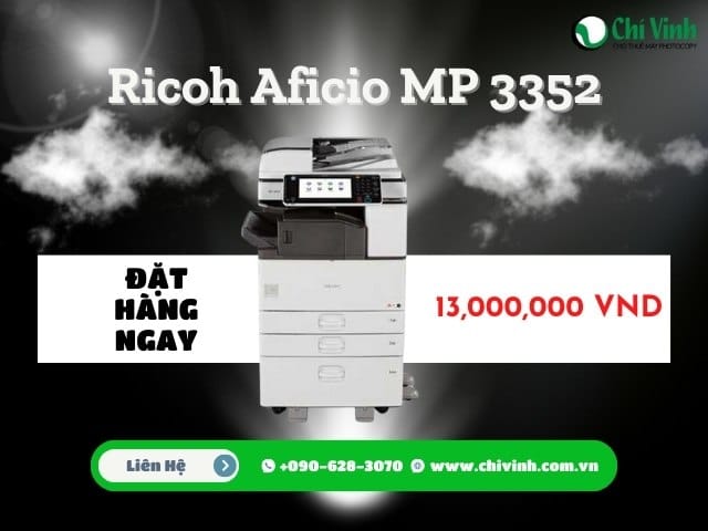 máy photocopy Ricoh Aficio MP 3352