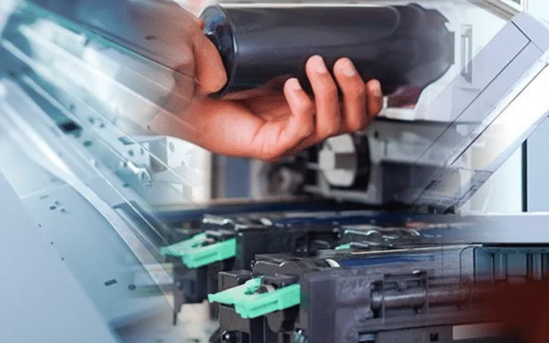 nạp mực máy photocopy, nạp mực máy in