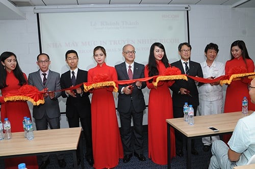 Ricoh Việt Nam khánh thành nhà máy mực in tại Long An