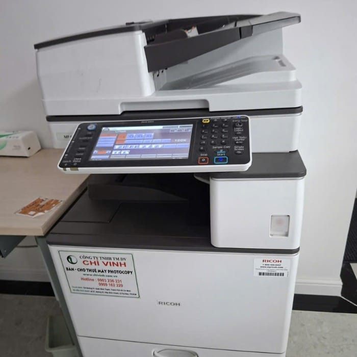 Cho thuê máy photocopy ricoh đa chức năng đời mới tại Chí Vinh