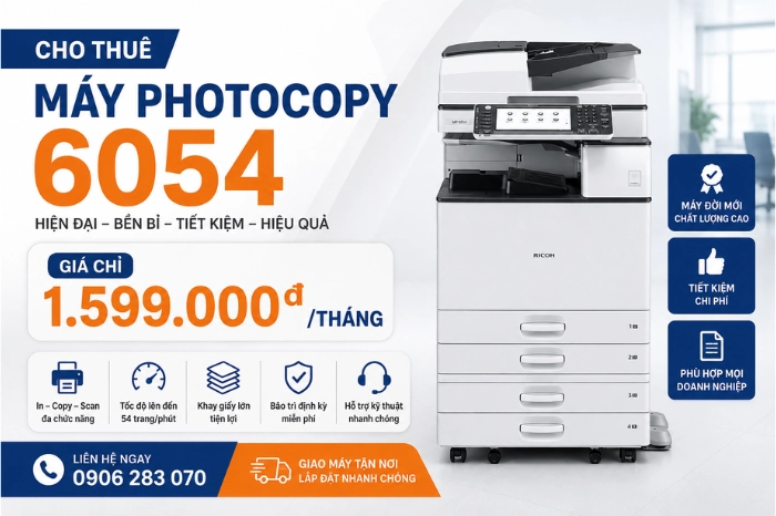 Cho thuê máy photocopy 6054