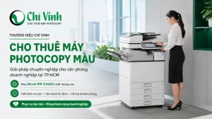 Thuê máy photocopy màu Ricoh chính hãng tại Chí Vinh