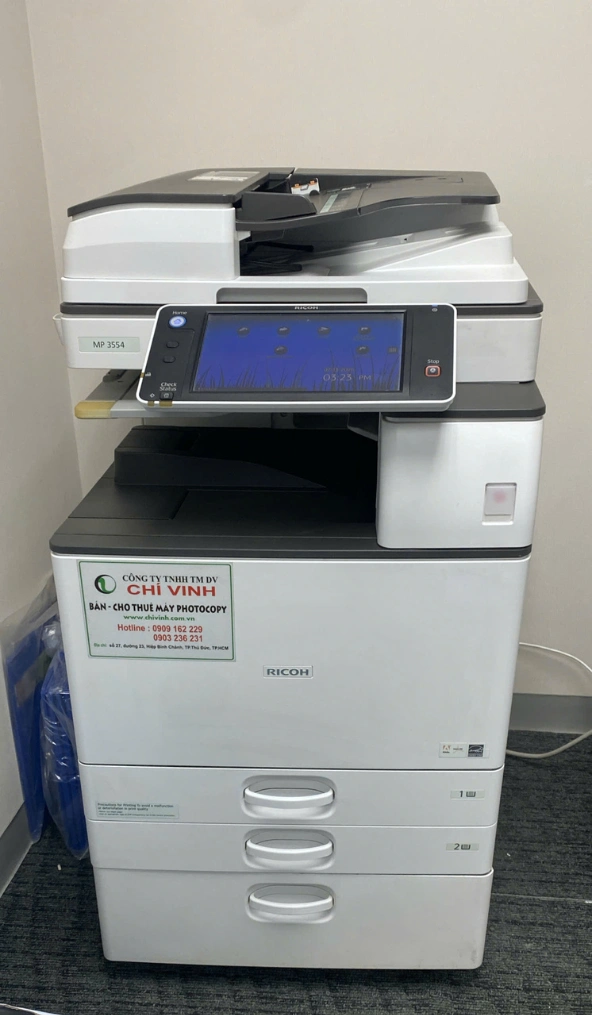 Máy photocopy Ricoh MP 3054 Chí Vinh cho thuê, đặt tại văn phòng khách hàng