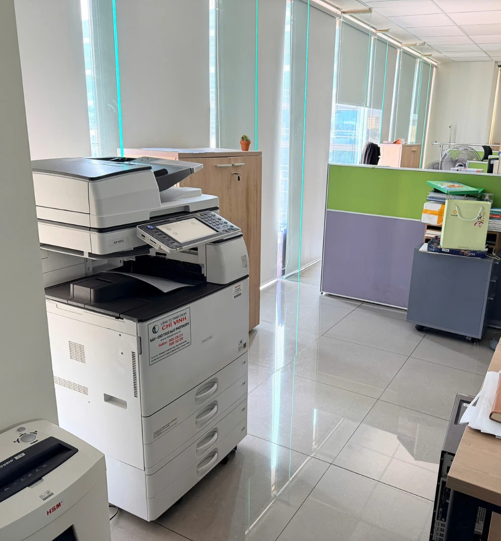 Máy photocopy tốc độ cao Ricoh MP 6054 (60 trang/phút) phục vụ in khối lượng lớn tại văn phòng